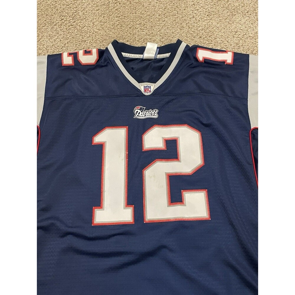 Authentic Tom Brady Reebok NFL Football Jersey Mens Size XL - Picture 3 of 5